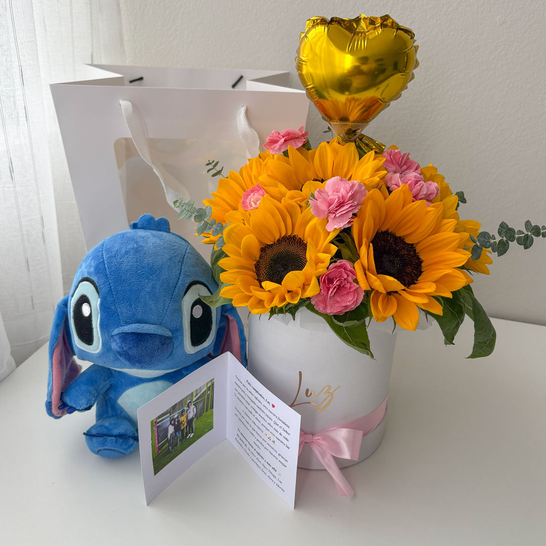 BOX GIRASOLES CON STITCH