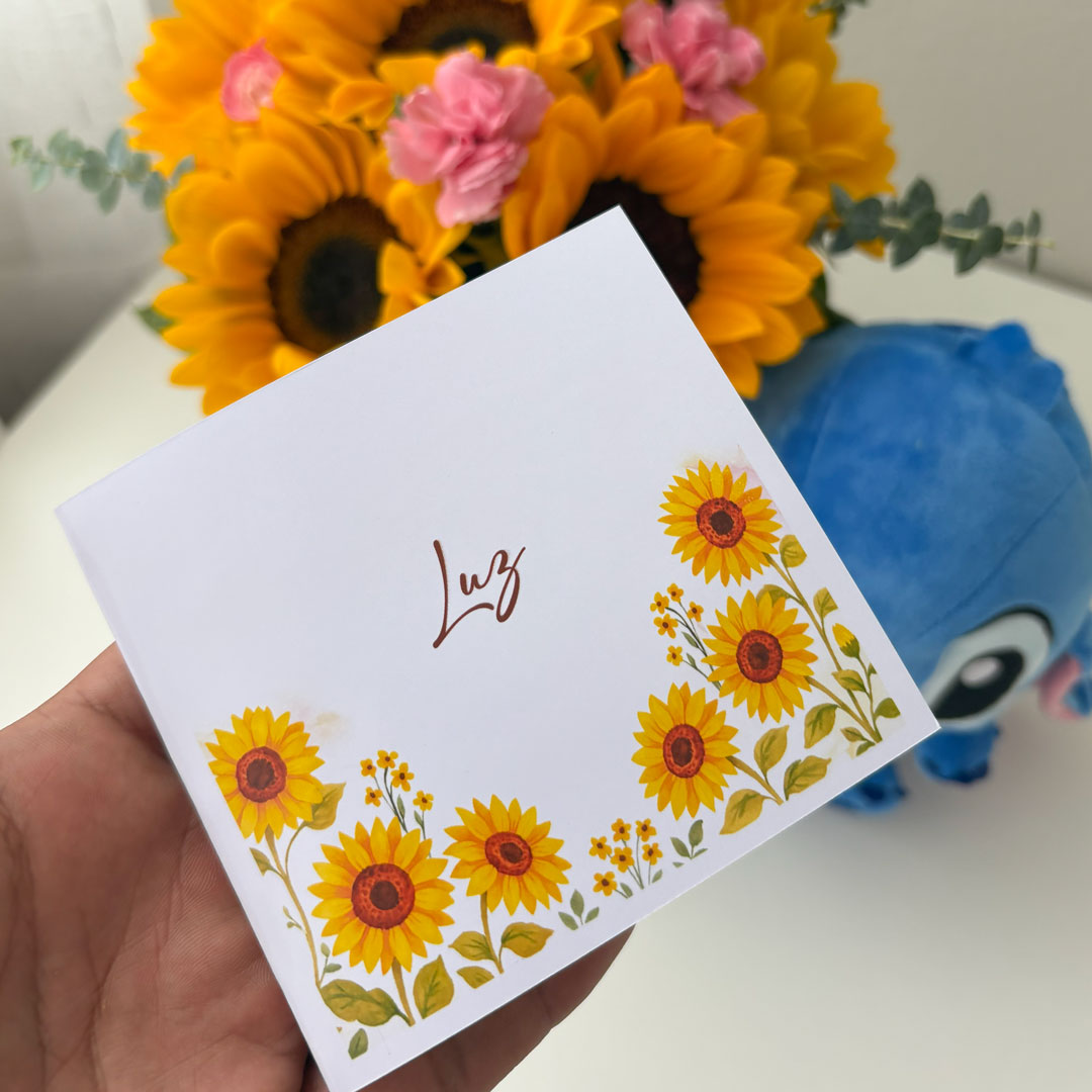 BOX GIRASOLES CON STITCH