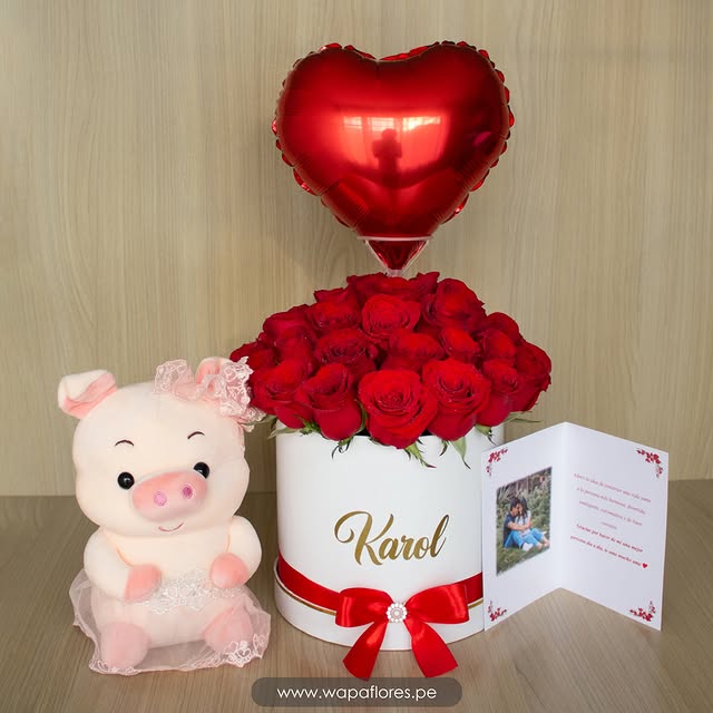 BOX AMOR GRANDE + PELUCHE