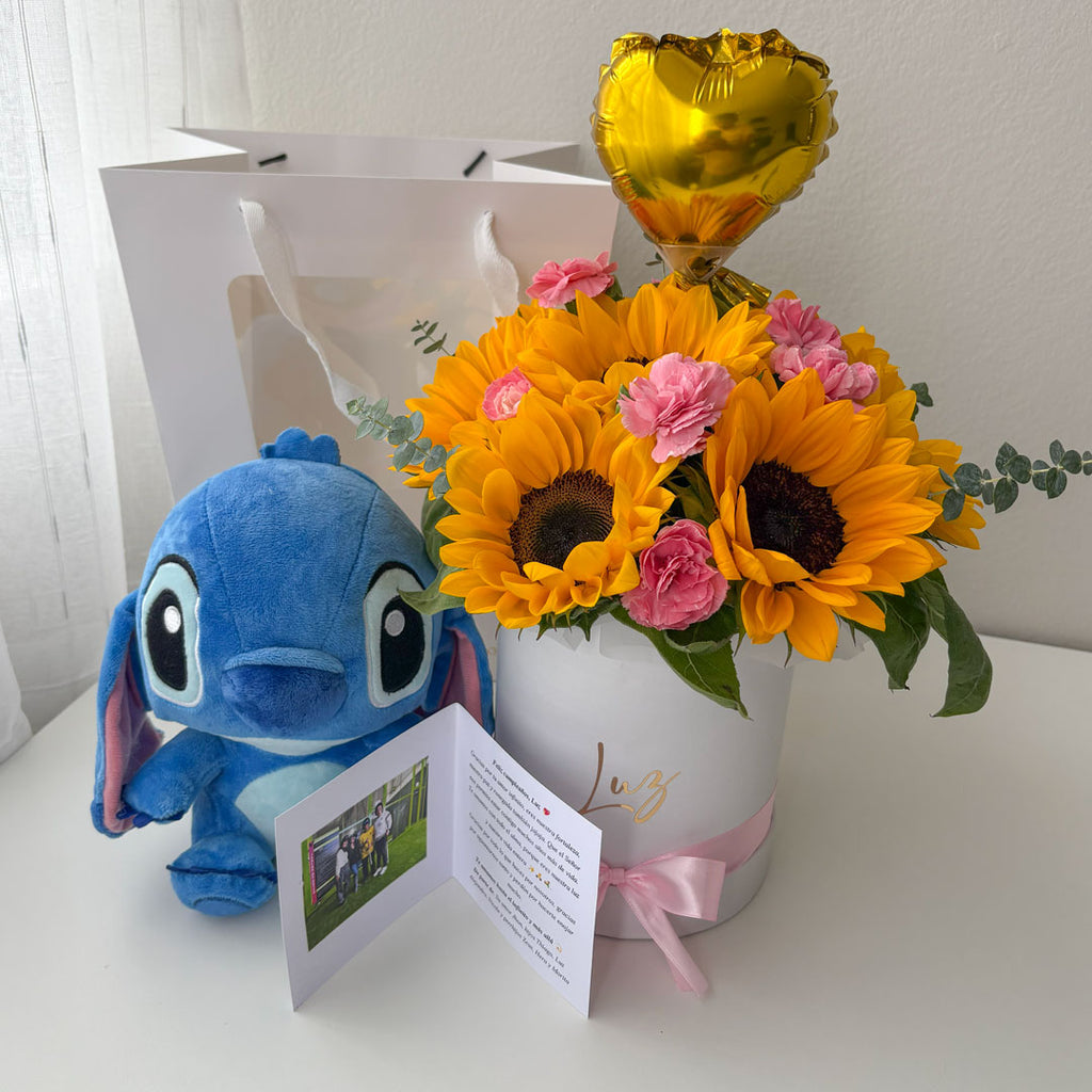 BOX GIRASOLES CON STITCH