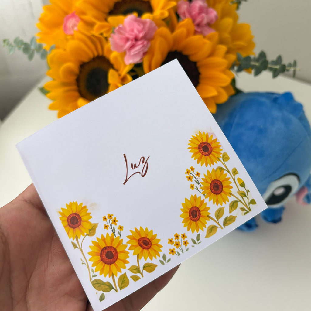 BOX GIRASOLES CON STITCH